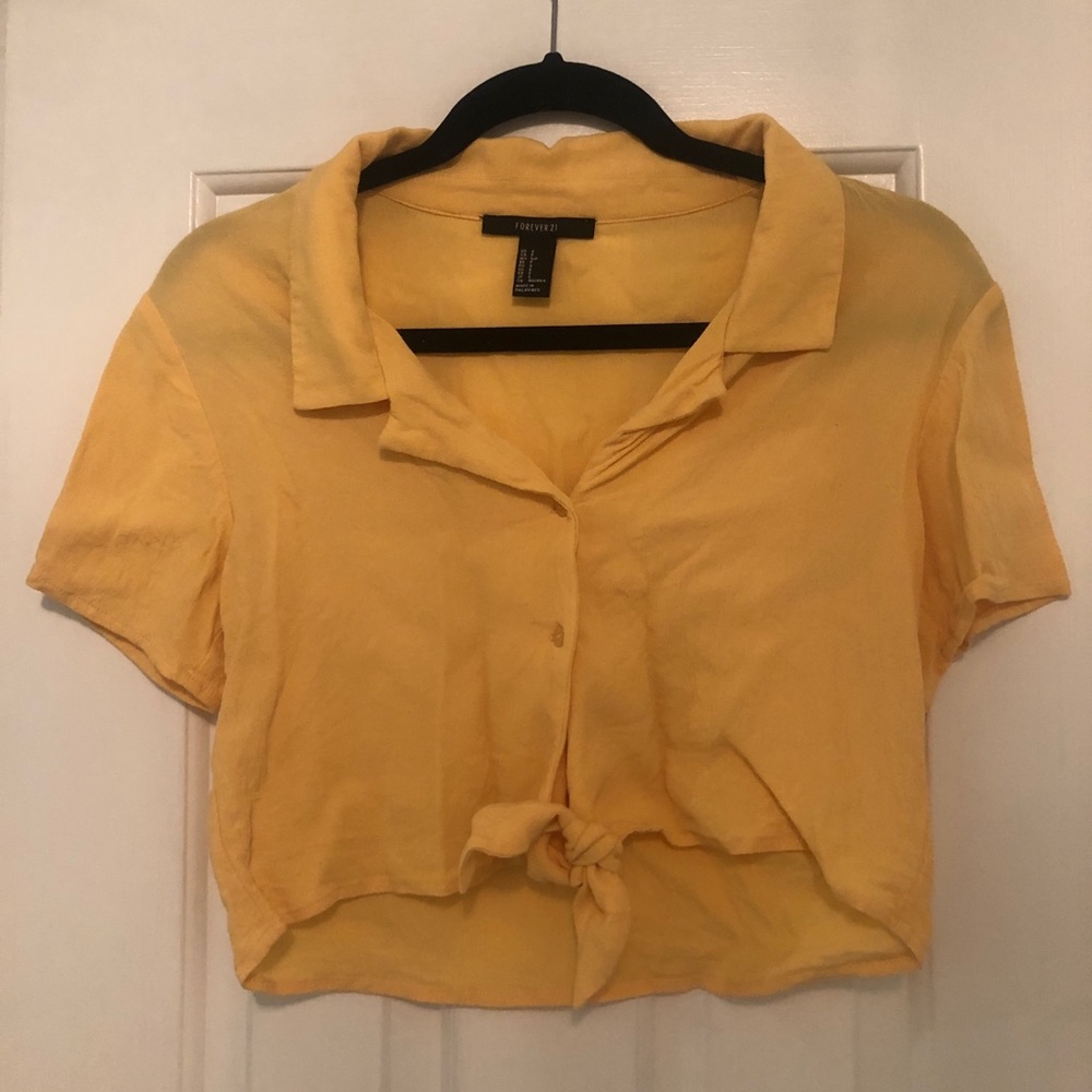 Yellow blouse